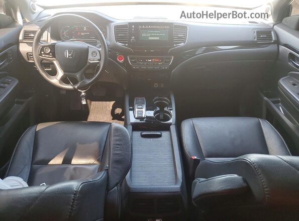 5FNYF5H95KB027572 2019 HONDA PILOT White Вид панелі приладів
