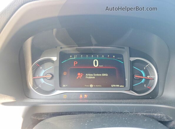 5FNYF5H95KB027572 2019 HONDA PILOT White Вид щитка приладів