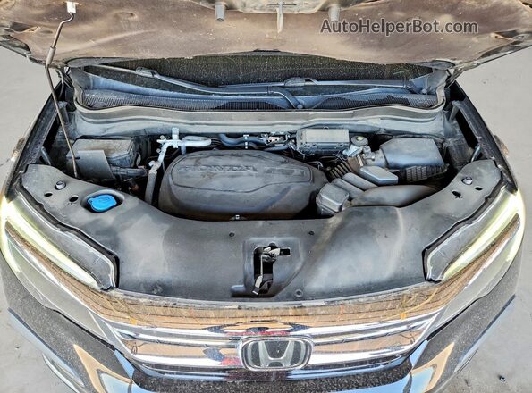 5FNYF5H95MB021936 2021 HONDA PILOT Black Շարժիչի բաժամունքի տեսք