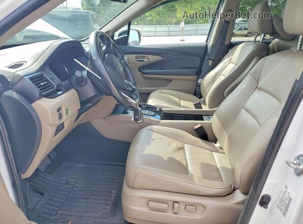 5FNYF5H96LB026027 2020 HONDA PILOT White წინა სალონის ხედი