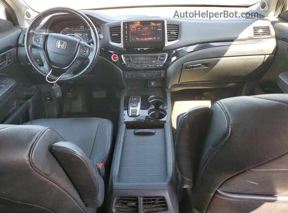 5FNYF5H97HB016193 2017 HONDA PILOT Black Widok deski rozdzielczej