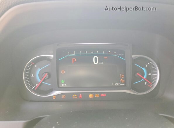 5FNYF5H97KB043174 2019 HONDA PILOT Gray Widok zestawu wskaźników
