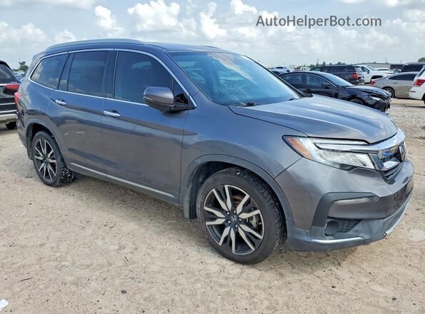 5FNYF5H97KB043174 2019 HONDA PILOT Gray Przód prawy