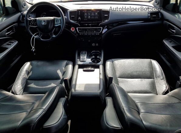 5FNYF5H97KB043174 2019 HONDA PILOT Gray Widok deski rozdzielczej