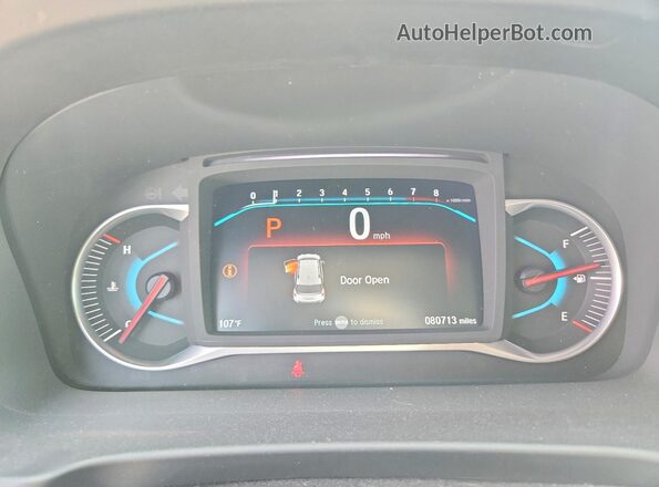 5FNYF5H97LB023184 2020 HONDA PILOT Blue ხელსაწყოთა პანელის ხედი
