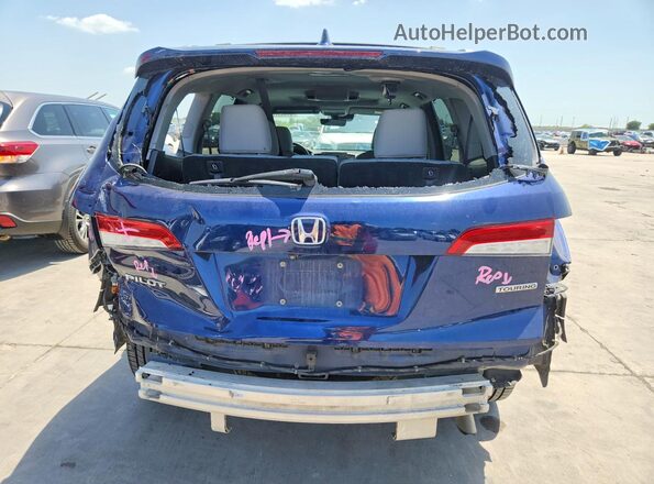 5FNYF5H97LB023184 2020 HONDA PILOT Blue უკანა ხედი