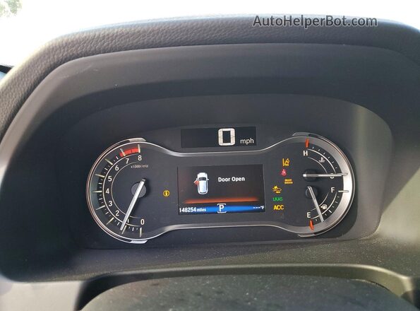 5FNYF5H98HB005428 2017 HONDA PILOT White Vista del cuadro de instrumentos
