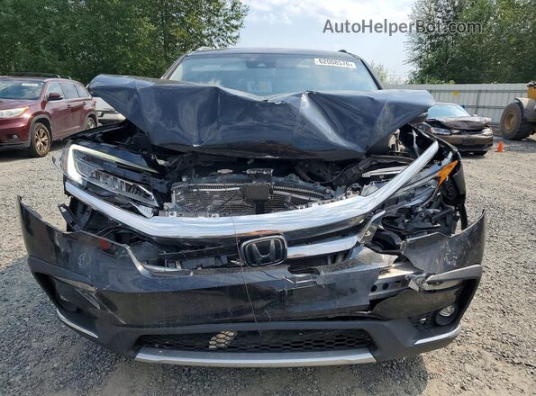 5FNYF5H99NB014716 2022 HONDA PILOT Black წინა ხედი