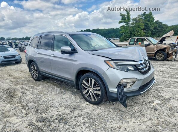 5FNYF5H9XJB007865 2018 HONDA PILOT Silver Delantero derecho