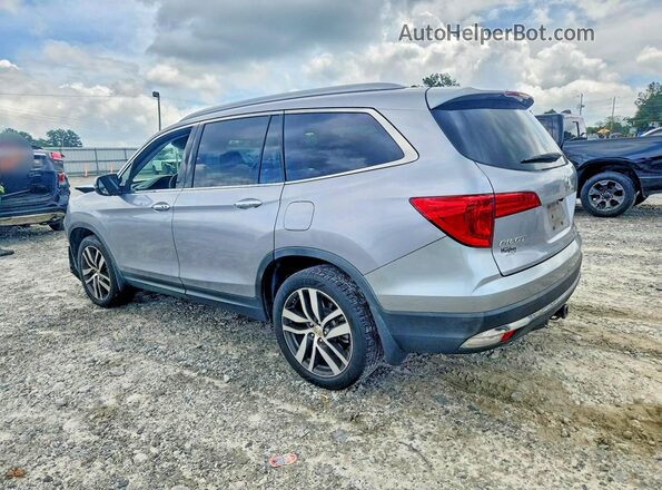 5FNYF5H9XJB007865 2018 HONDA PILOT Silver Trasero izquierdo