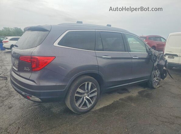 5FNYF6H01HB074694 2017 HONDA PILOT Gray Tył prawy