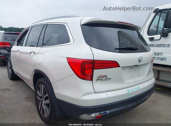 5FNYF6H01HB094783 2017 HONDA PILOT White Trasero izquierdo