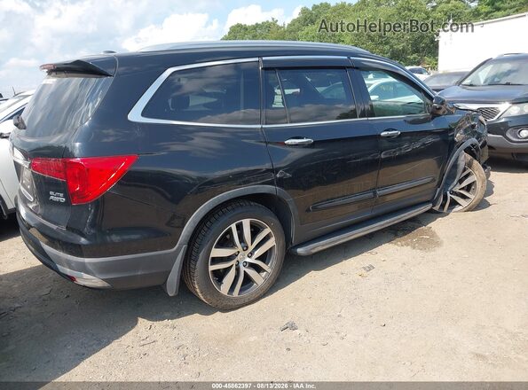 5FNYF6H06HB058247 2017 HONDA PILOT Черный Задняя правая четверть