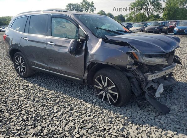 5FNYF6H06KB053296 2019 HONDA PILOT Gray წინა მარჯვენა