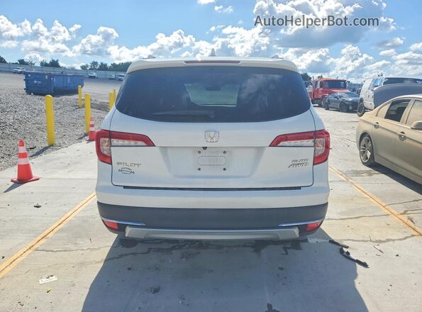 5FNYF6H07MB001341 2021 HONDA PILOT White Widok z tyłu