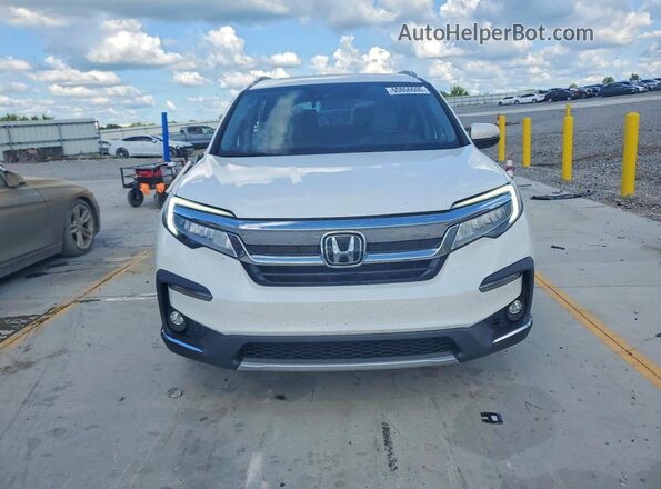 5FNYF6H07MB001341 2021 HONDA PILOT White Widok z przodu