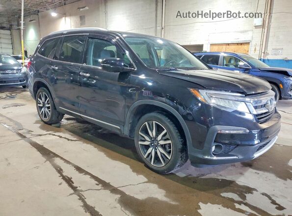5FNYF6H07NB026077 2022 HONDA PILOT Черный Передняя правая четверть