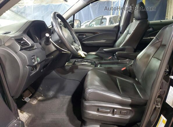 5FNYF6H07NB026077 2022 HONDA PILOT Черный Вид салона спереди