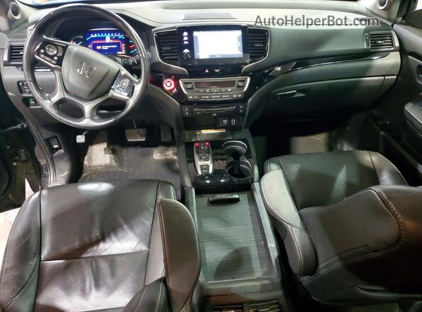 5FNYF6H07NB026077 2022 HONDA PILOT Черный Вид панели приборов