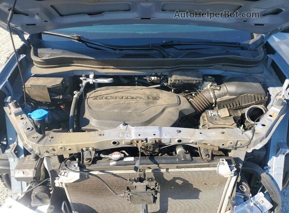5FNYF6H07NB058222 2022 HONDA PILOT Gray Engine compartment view