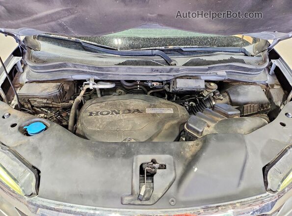 5FNYF6H08JB004020 2018 HONDA PILOT Gray Vista del compartimento del motor