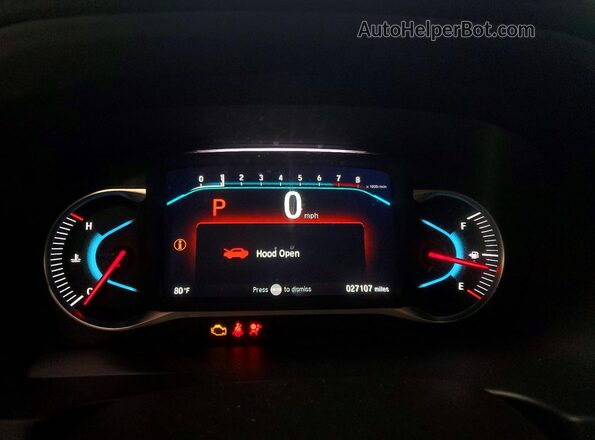 5FNYF6H08NB065115 2022 HONDA PILOT White Вид щитка приладів