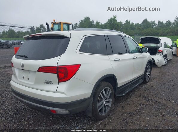 5FNYF6H09JB041173 2018 HONDA PILOT White Задня права чверть