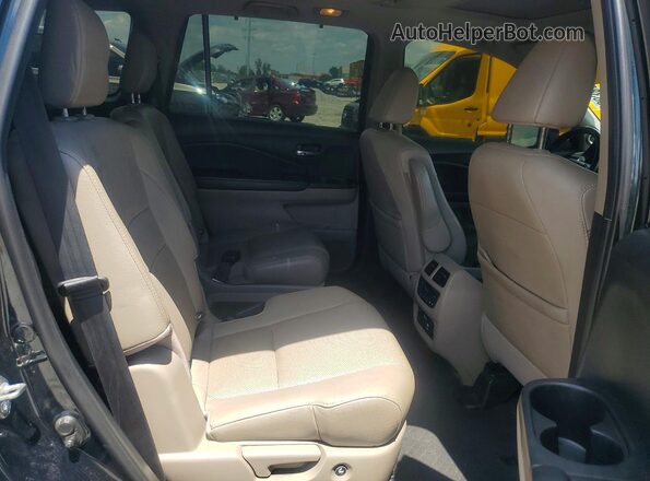 5FNYF6H09LB028698 2020 HONDA PILOT Green Widok wnętrza z tyłu