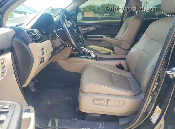 5FNYF6H09LB028698 2020 HONDA PILOT Green Widok wnętrza z przodu