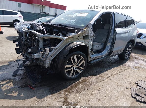 5FNYF6H0XJB003645 2018 HONDA PILOT Silver წინა მარცხენა ხედი სამი მეოთხედიდან