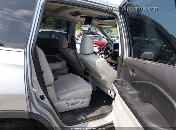5FNYF6H0XJB003645 2018 HONDA PILOT Silver VIN კოდის სტიკერის ხედი