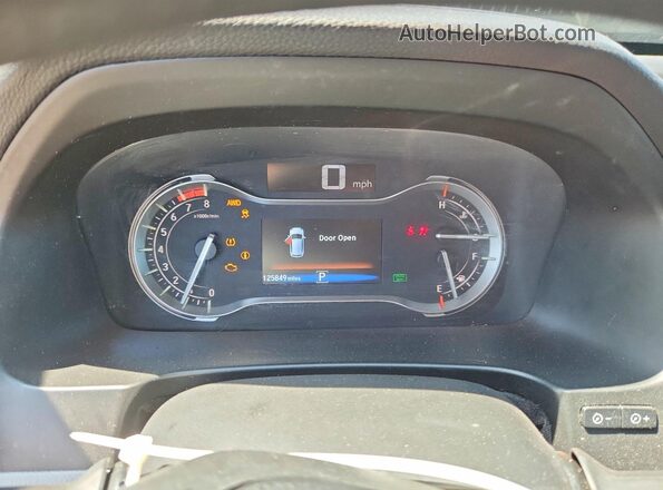 5FNYF6H10HB030579 2017 HONDA PILOT Blue Вид щитка приладів