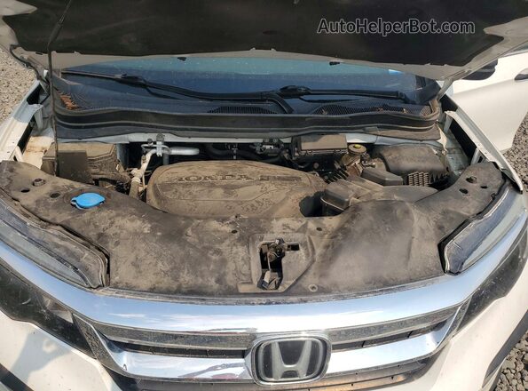 5FNYF6H11MB020640 2021 HONDA PILOT White Vista del compartimento del motor