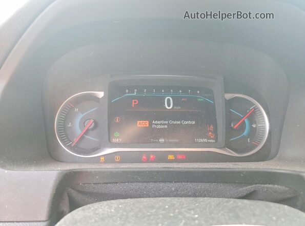 5FNYF6H11MB020640 2021 HONDA PILOT White Vista del cuadro de instrumentos