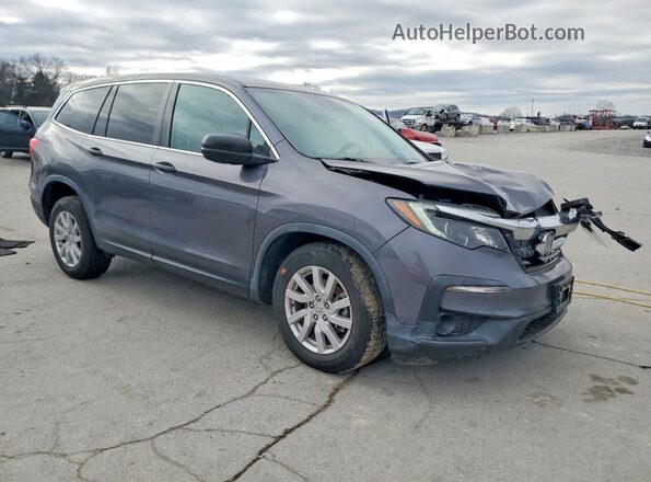 5FNYF6H12KB050551 2019 HONDA PILOT Gray Widok z tyłu