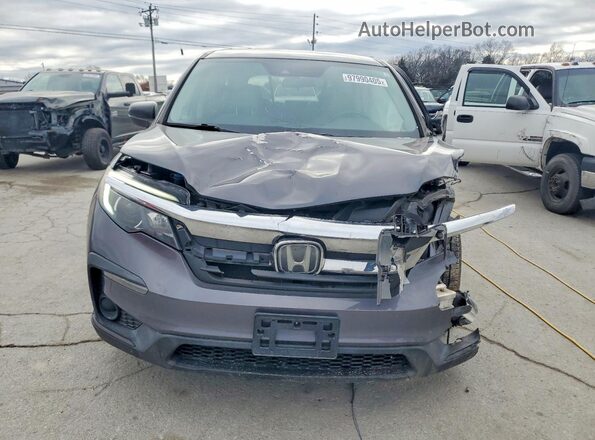 5FNYF6H12KB050551 2019 HONDA PILOT Gray Widok deski rozdzielczej