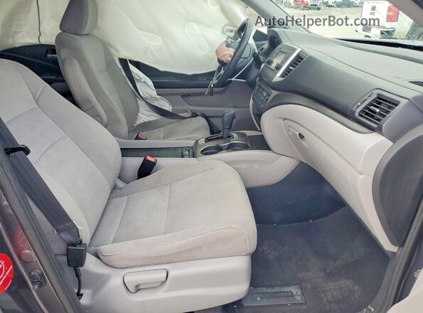 5FNYF6H12KB050551 2019 HONDA PILOT Gray Widok tylnych siedzeń