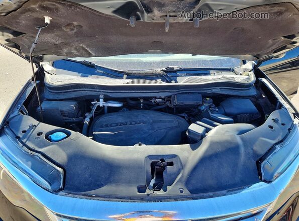 5FNYF6H12MB018427 2021 HONDA PILOT Black Vista del compartimento del motor
