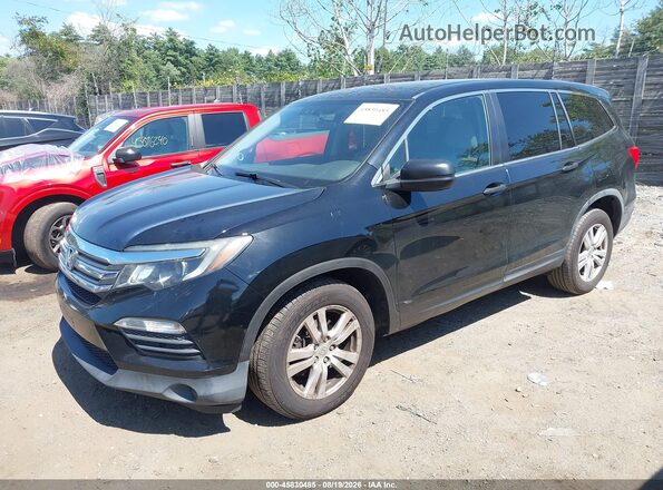 5FNYF6H13GB005299 2016 HONDA PILOT Black Vista tres cuartos delantera izquierda