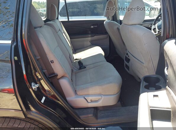 5FNYF6H13GB005299 2016 HONDA PILOT Black Vista de la etiqueta del VIN