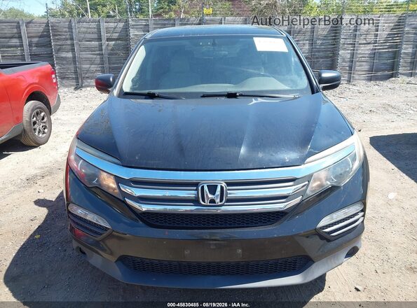 5FNYF6H13GB005299 2016 HONDA PILOT Black Vista del cuadro de instrumentos