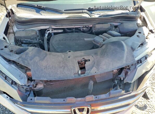 5FNYF6H14HB077940 2017 HONDA PILOT Белый Вид подкапотного пространства