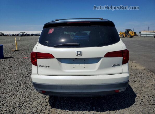 5FNYF6H14HB077940 2017 HONDA PILOT Белый Вид сзади