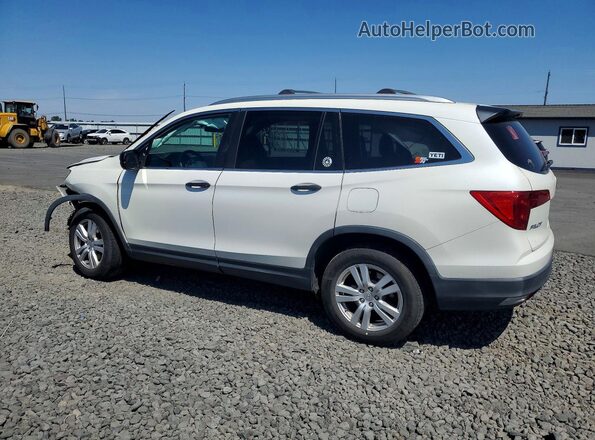 5FNYF6H14HB077940 2017 HONDA PILOT Белый Задняя левая четверть