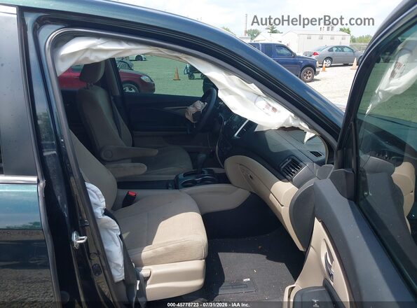 5FNYF6H16JB052706 2018 HONDA PILOT Black Vista interior delantera
