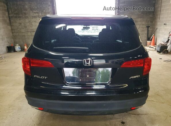 5FNYF6H19JB015780 2018 HONDA PILOT Black Widok z tyłu