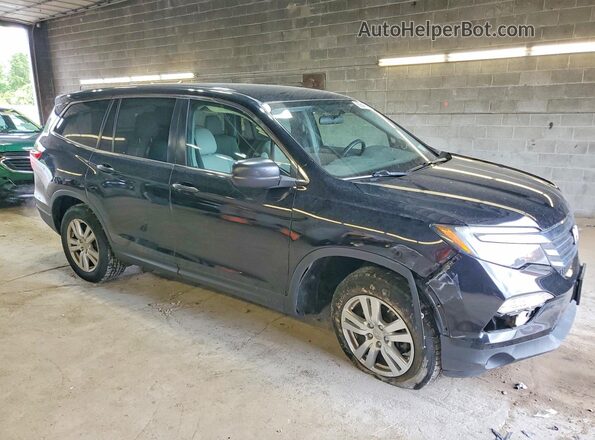 5FNYF6H19JB015780 2018 HONDA PILOT Black Przód prawy