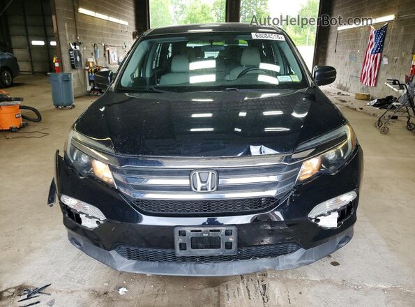 5FNYF6H19JB015780 2018 HONDA PILOT Black Widok z przodu
