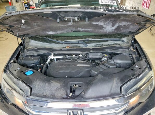 5FNYF6H19JB015780 2018 HONDA PILOT Black Widok komory silnika