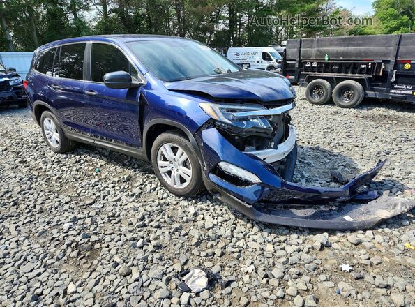 5FNYF6H19JB068611 2018 HONDA PILOT Blue Առջևի աջ